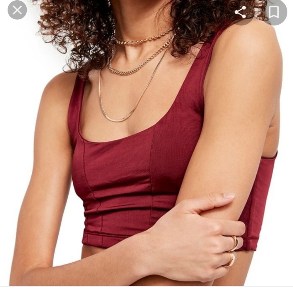 NEW Free People Be Cool Brami cCop Tank Top S